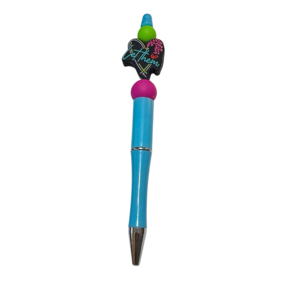 Let Them Beaded Pen